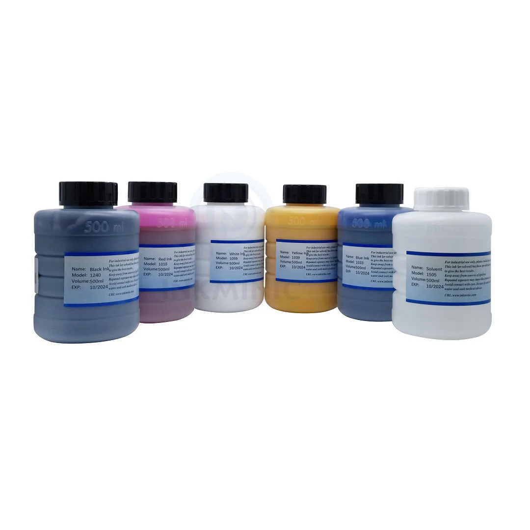 Original 500ml Alternative FAC1512 Solvent FAC1505 Black Ink FAC 1240 1010 With Tag RFID Chip for Linx 8800 8900 Series Printer