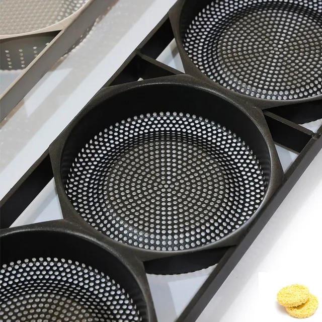 SUS304 CNC Lathed Original Factory High Open Area Customized Burr-free Noodle Drying Basket for Dry Ramen 6