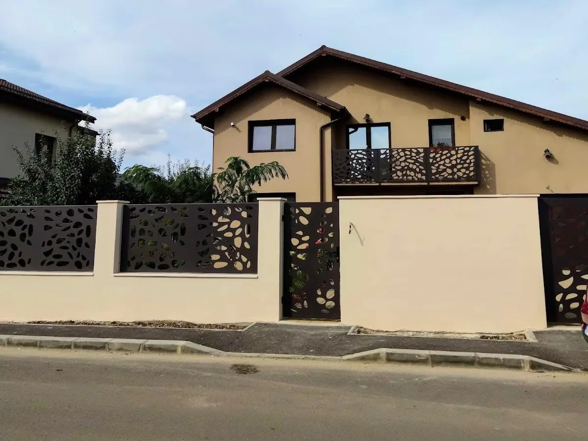 product decorative low carbon steel laser cut modern corrosion resistant eco friendly fence panels system gate aluminum boundary wall-11