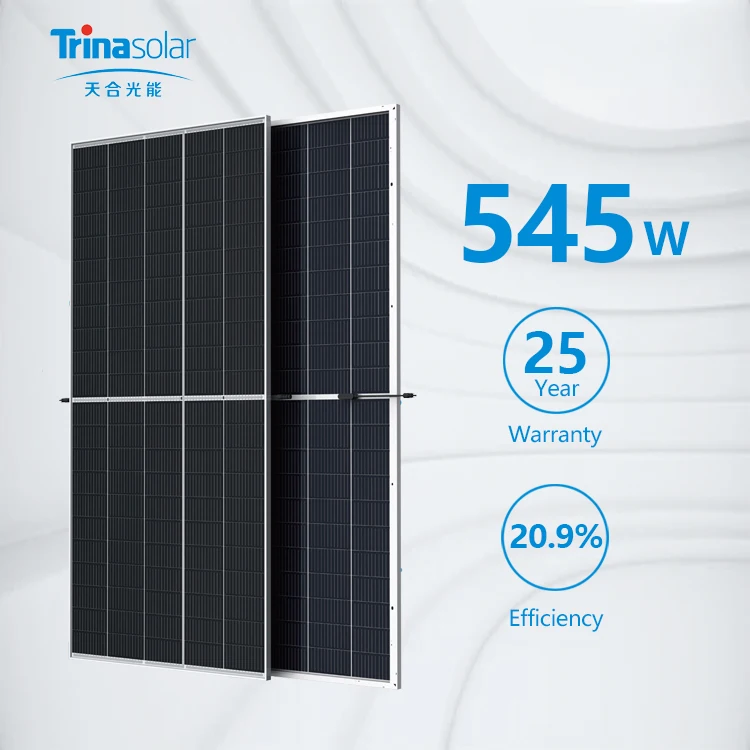 Trina солнечная панель 550 Вт trina vertex 555 Вт 550 Вт 540 Вт 500 Вт полуэлементный задний лист Монокристаллический Модуль