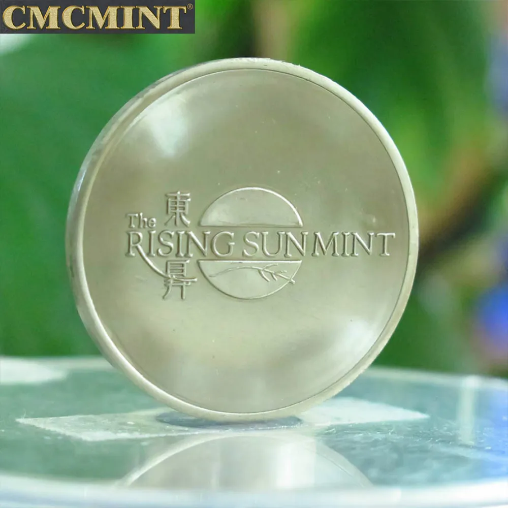 니켈 금속 가격 1온스 999 순수 니켈 드래곤 불리온 코인 C95