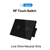 US Live Wire+Neutral Wire RF Zigbee Black