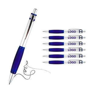 Customized Soft Grip ABS Plastic Ballpoint Pen Wholesales Logo Printing Personalized for Office Pens Suppliers