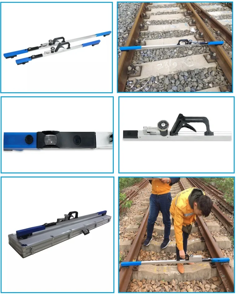 Railway Mechanical gauge Analogue Railway Track manual rail measuring tools