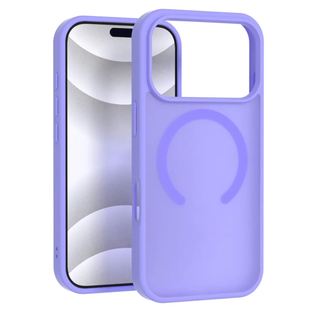 product laudtec frosted clear mobile phone cases for iphone 17 air 16 pro max magnetic charging slim lightweight customized logo sjk1063-8