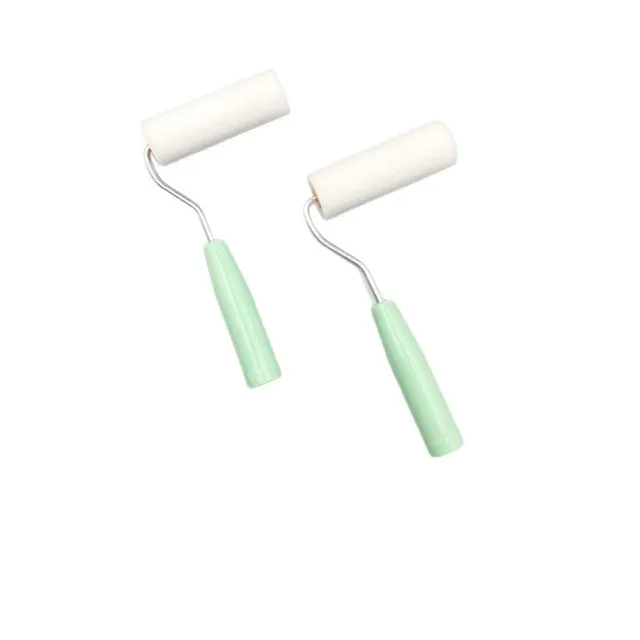 High-Density 4inch Pinky Finger Application Tool Trendy Sponge Roller Brush for Industrial Latex Paint Water-Based Paint