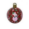 Plaid snowman christmas ball