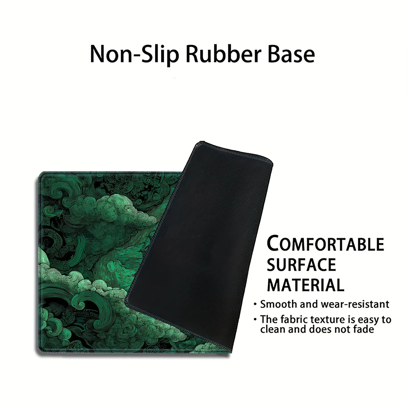 Green Ship in Sky Fantasy Scenery Stylish Cool PC Gaming Mouse Pads Gamer Mats Teclado P aperçu 4