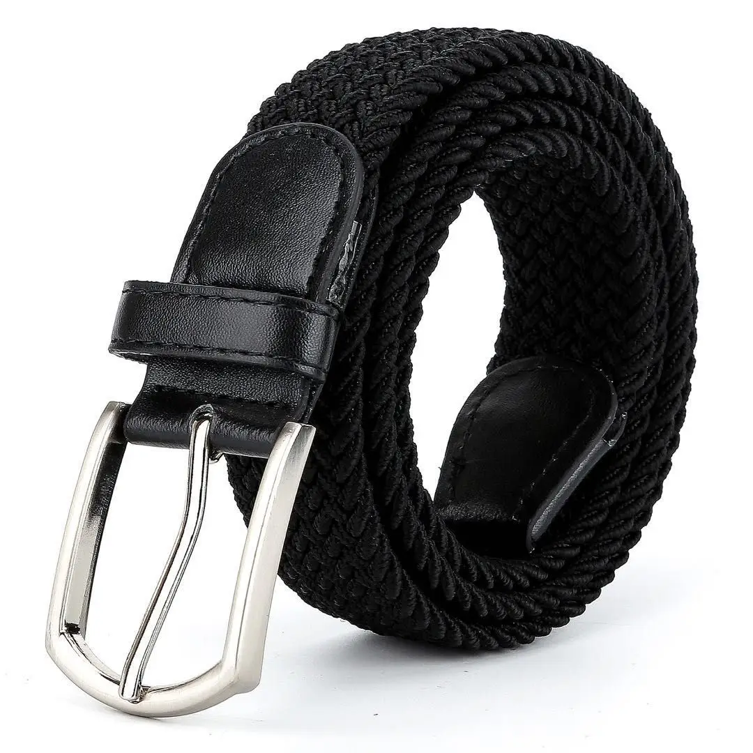 Multi-Color Braided Leather Belt