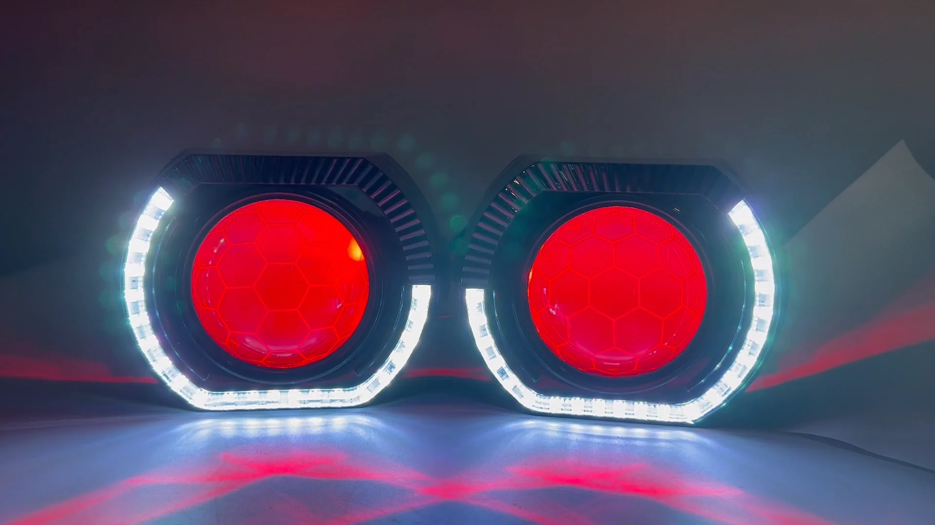 Rgb Bi Xenon Projector Retrofit Kit Fj Cruiser Angry Eye Headlight