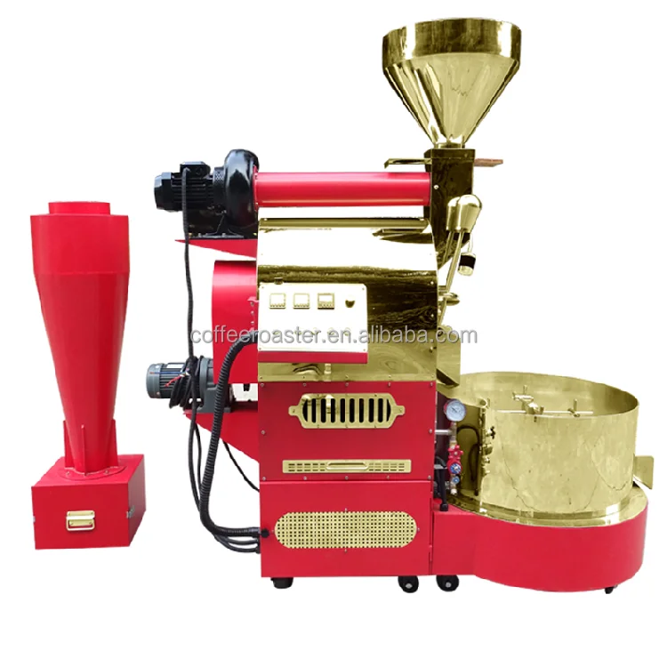 12 кг Коммерческая обжарочная машина для кофе, газовая обжарочная машина для зеленых кофейных зерен