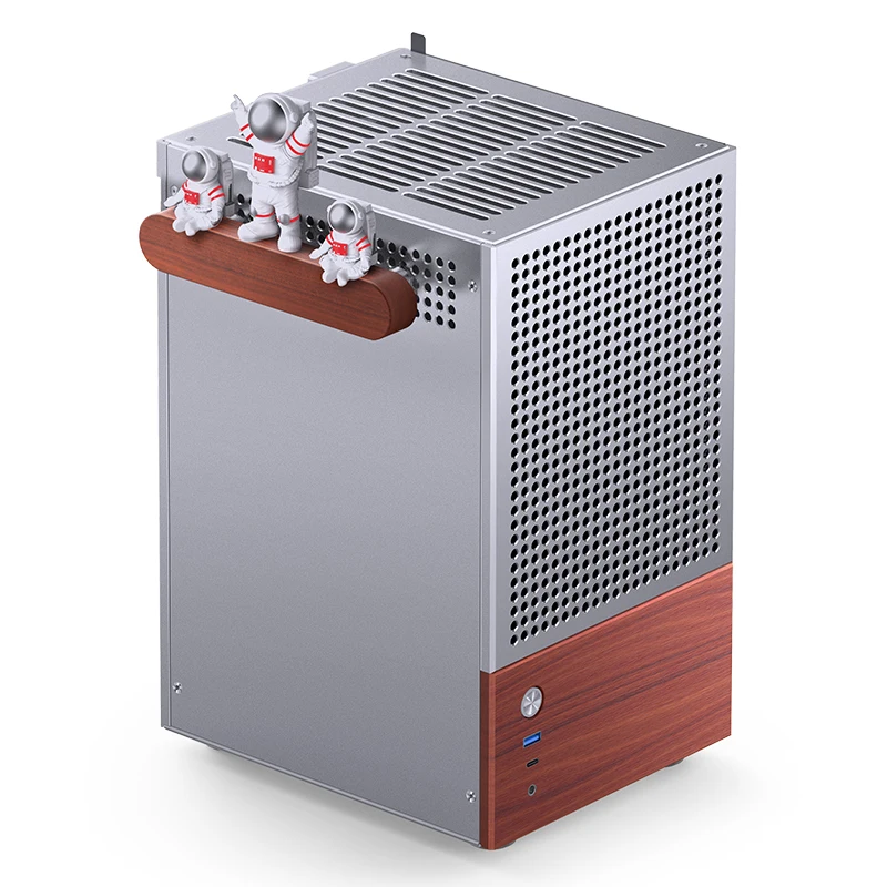 【中古】JONSBO T6 Jonsbo T6 Silver | PCパーツ,PCケース,Mini-ITX対応ケース