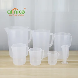 100ml 5000ml Plastic Kitchen Measuring Cup Transparent Plastic Measuring Beaker Cup