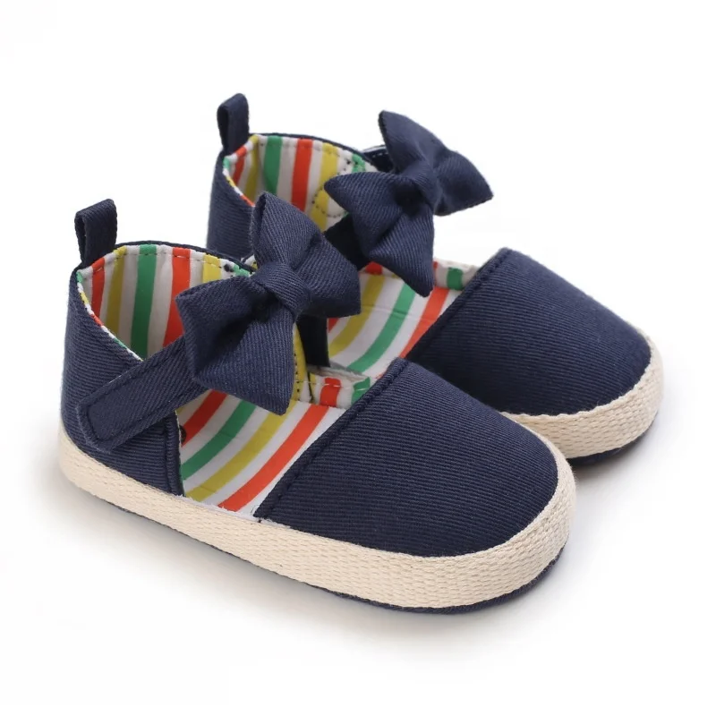 Soft Sole Cheap Cute Bow Baby Newborn Mary Jane Kids Toddler Girl Shoes