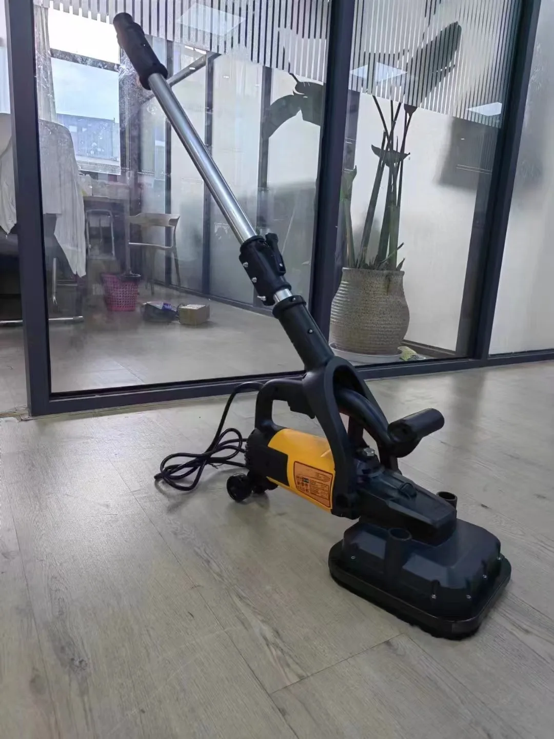 For Metal Rust Removal Power Floor Sanding Tools Dust-free Sander Portable Handheld Grinding Machine 200mm Electric Wall Grinder