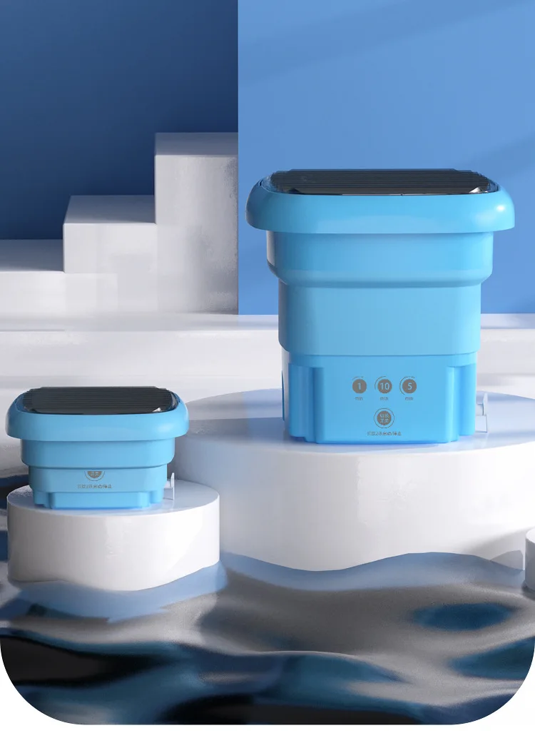 4.5l Foldable Wash Machine Electric Portable Folding Mini Car Washing