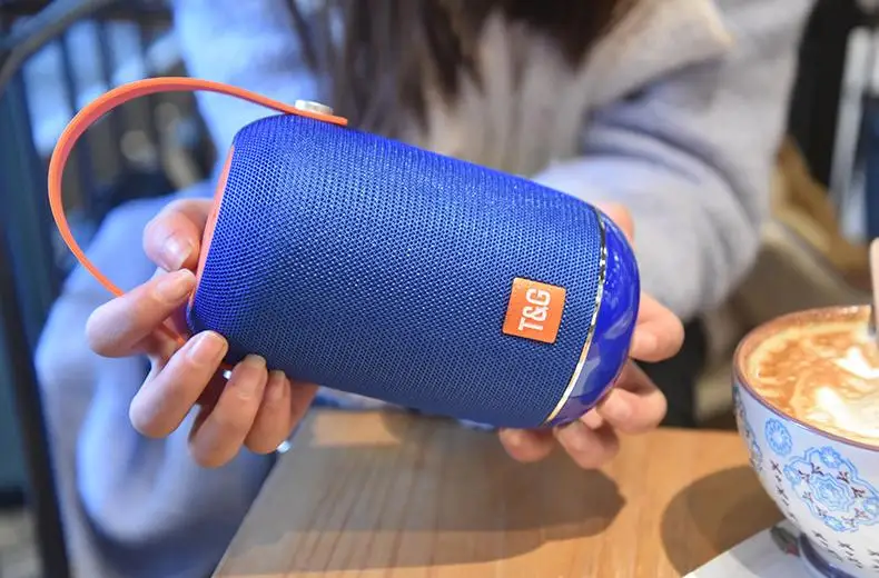 TG107 Hot Sale Outdoor Portable IPX4 Waterproof Fabric Bluetooth Speaker,Bluetooth Speaker With Strap - ANKUX.COM
