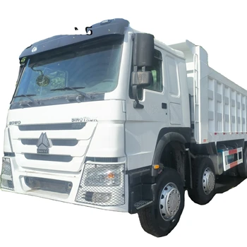 Sinotruk Howo 8x4 12-Wheel Heavy Duty Diesel Truck 40t Load Capacity Manual Transmission Weichai Used Left Turn Dump Trucks