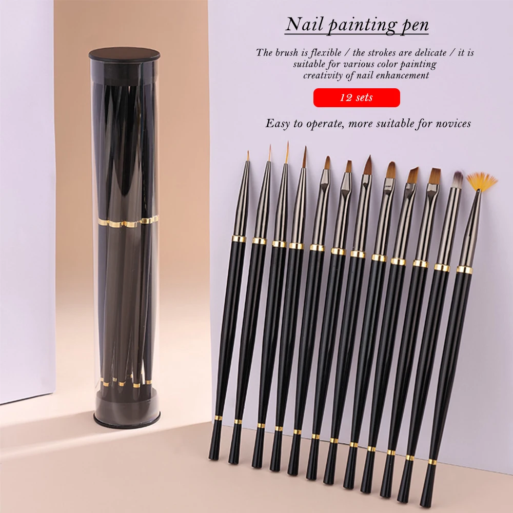 Набор для ногтей ручка для рисования фототерапии ручка для размазывания ручка Qiuju кисть для ногтей инструмент