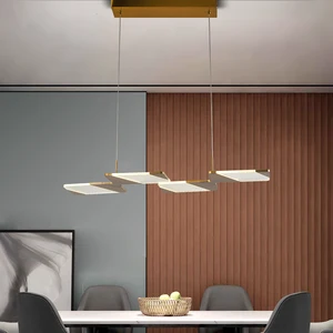 Hot Selling Iron Aluminum LED Ceiling Pendant Lamp Dining Room Modern Chandelier Light