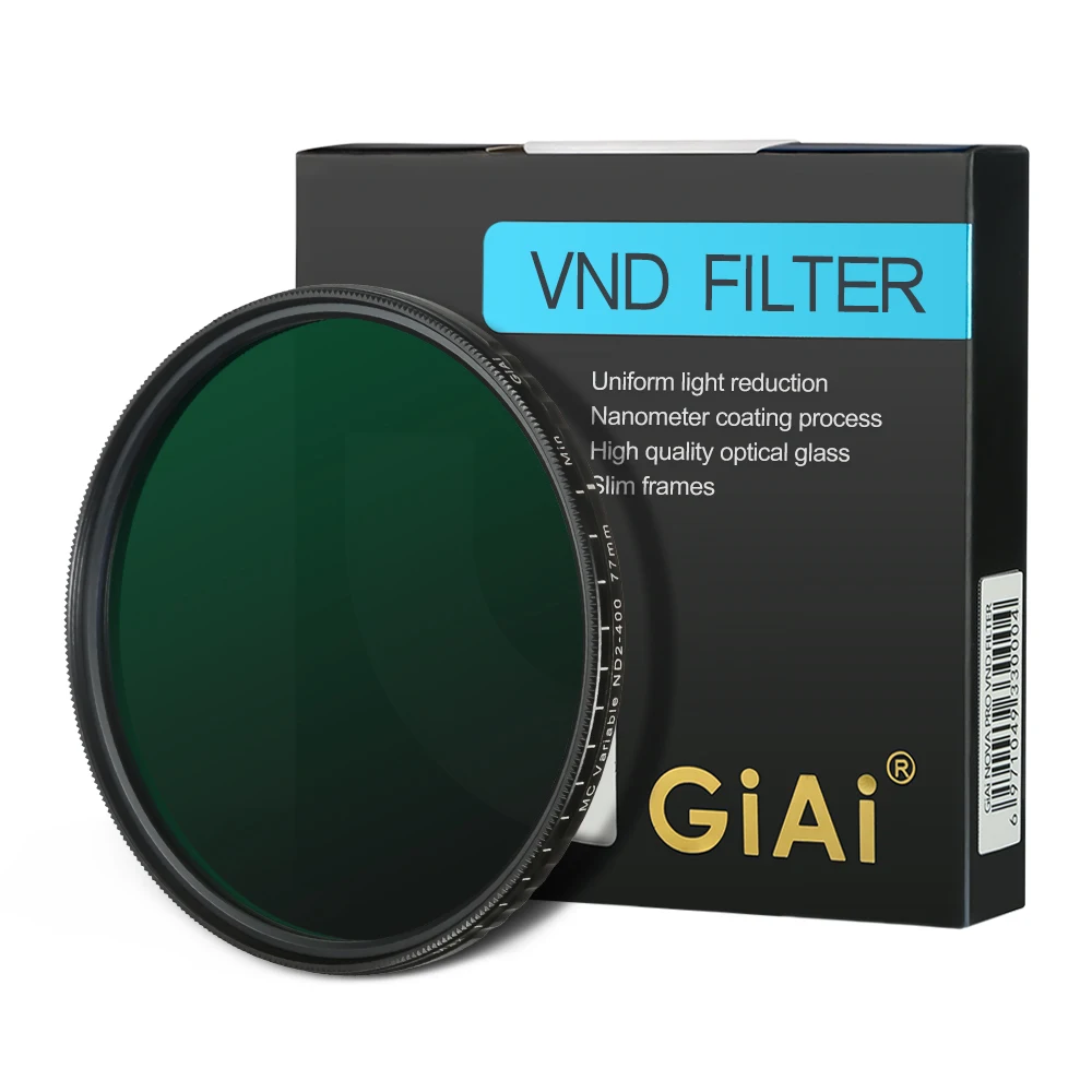 ND Lens 46mm Variable ND2-ND400 Neutral Density Filter Fader ND Adjustable Optical Glass Lens Apply To 46mm Camera Lens - 44 - View #8