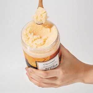 Privated Label Salt Scrub Natural Organic Fruit Exfoliating Mango Body Scrub