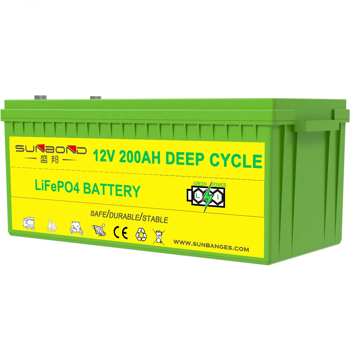 Sunbond Lifepo4 Lithium Ion Battery 12v 48v 100ah 120ah 150ah 200ah 300ah Lifepo4 BMS Lithium Battery Pack