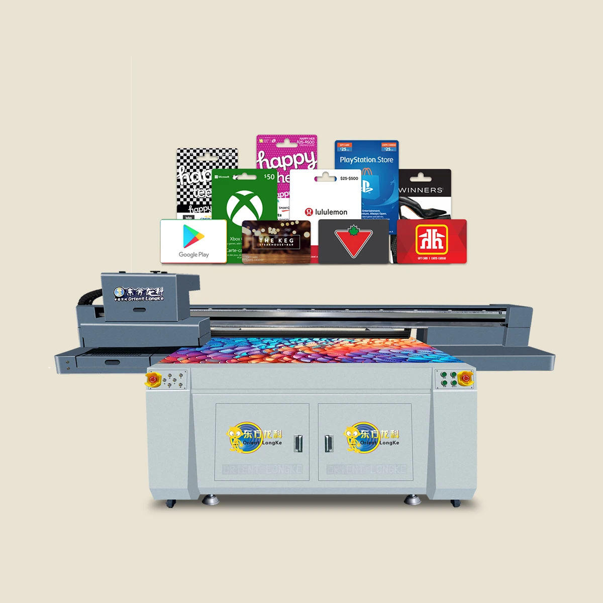 LK-1612 Atm Business Card Printer Machine Price Data Visiting Card Wedding Card Cheap  Uv Flat Bed Printer