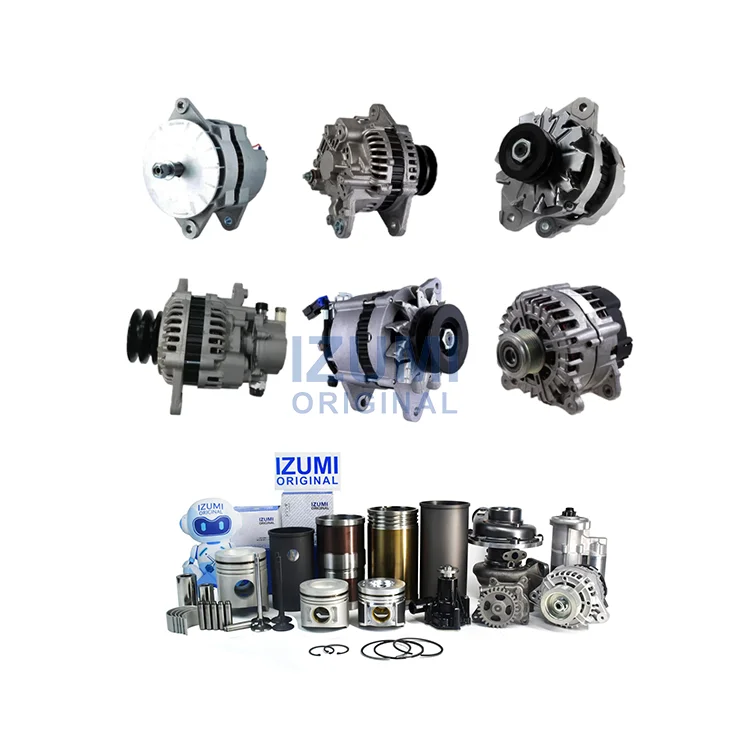 IZUMI ORIGINAL 4TNV84 4TNV84T 4TNE84-1 4TNE84-2 4TNE84-3 Alternator High Quality Diesel Engine Parts For Yanmar