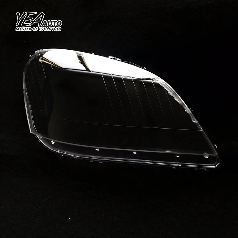 product car headlight glass pc lampshade cover lens for mercedes benz ml 400 450 350 320 w164 headlamp glass shade lens cover 2005 2009-31