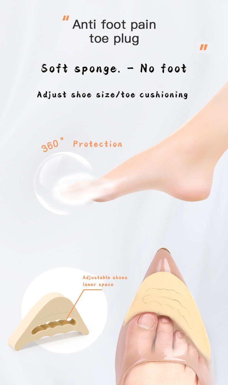 Toe Plug Pads For High Heels Shoe Filler Wholesale