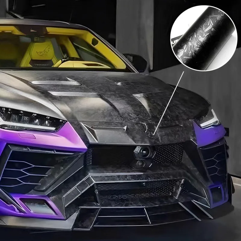 Super Glossy Blue Carbon Fiber Sheet Car Wrap Vinyl Car Body