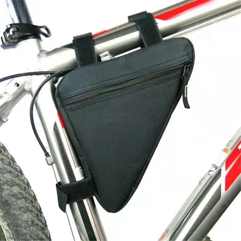 Waterproof Polyester Mountain Bike Riding Front Frame Triangle Tool Bag With Battery Holder Direct Manufacturer Supplier_voghion.com