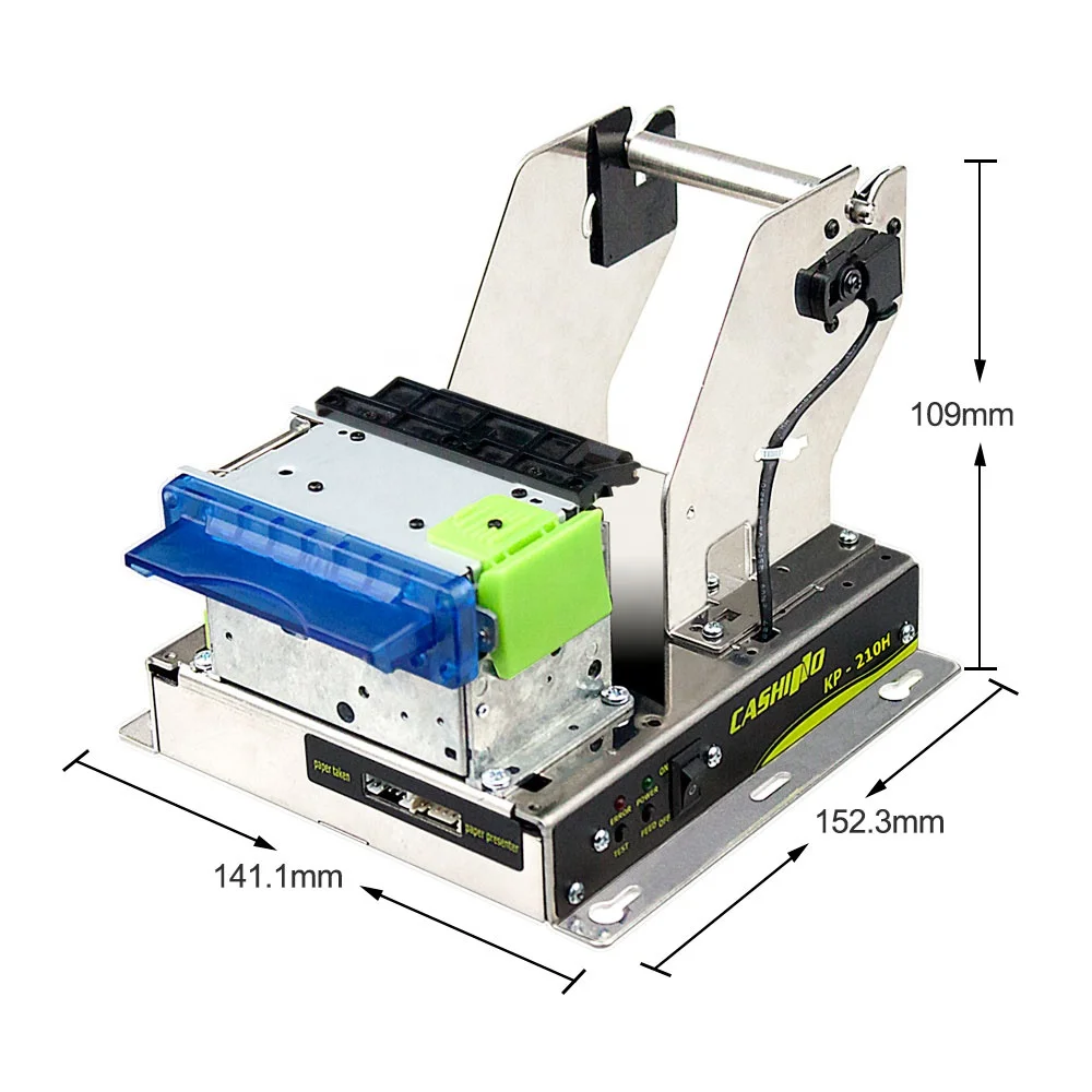 CASHINO KP-210H レジプリンター Cashino KP-210H Thermal Kiosk Printer - High Speed & Big Roll Holder