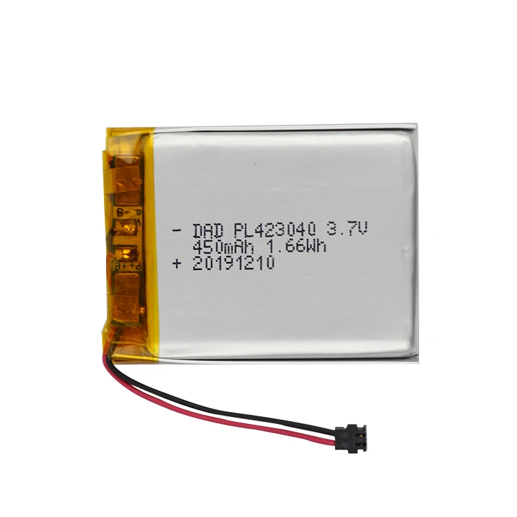 OEM ODM Customized Short circuit protectin 3.7V 450mAh lithum polymer battery for Power Tools