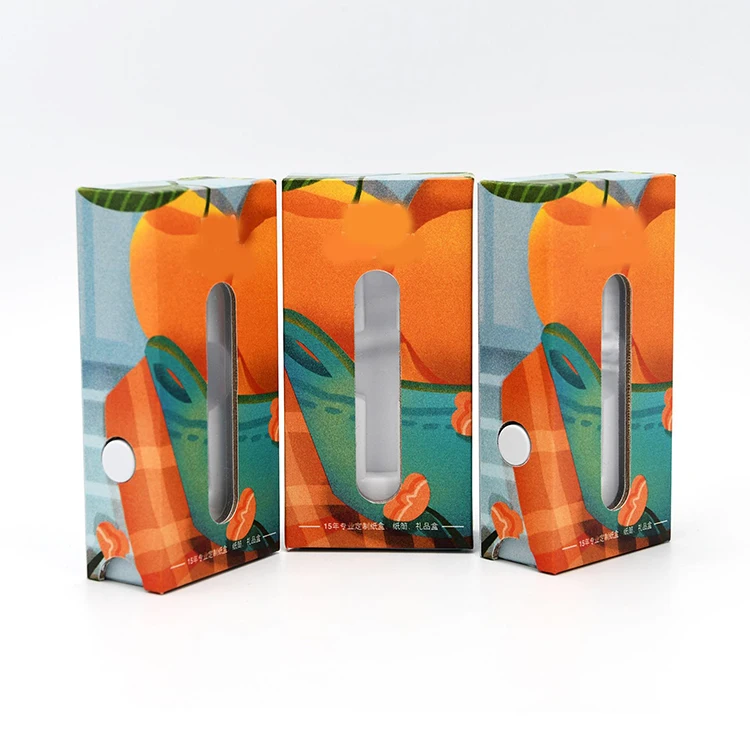 Wholesale Disposable Custom 0.5ml 1ml Cart Pen Packaging Beautiful Looking Paper Folding Cartons Packaging Box