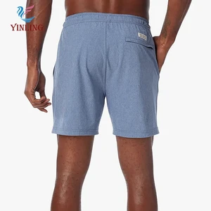 Wholesale Custom Solid Swim Trunks Quick Dry Swimming Bathing Suits With Pockets Beach Shorts