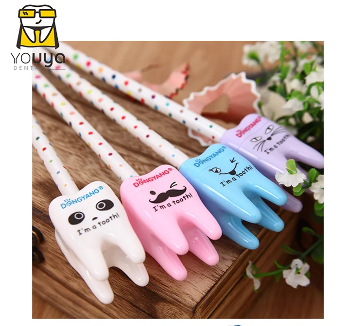 
Забавная мультяшная точилка для карандашей в форме зуба, Пластиковая точилка для карандашей, подарок стоматологии 