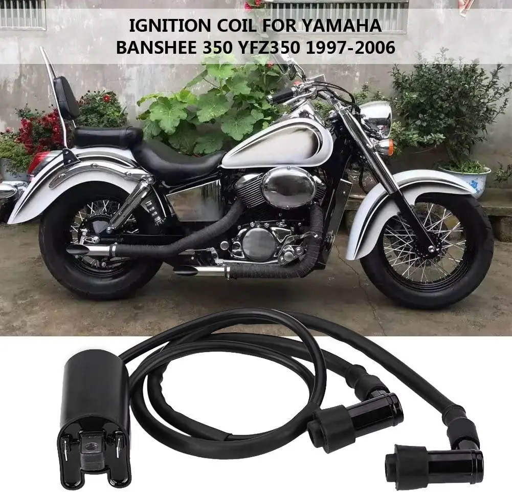 Motorcycle Ignition Coil For Yamaha Banshee 350 Yfz350 19972006 Atv