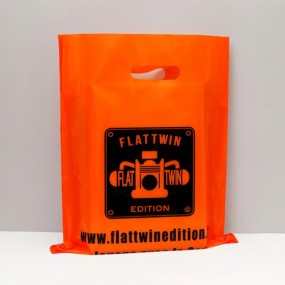 Custom Shopping Bags Carry Bag Plastic Shopping Packing Die Cut Bag Gift Packages for Shopping details