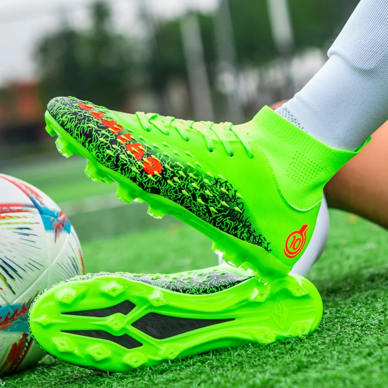 Greatshoes Professional Football Shoe,High Top Football Shoes New Fashion Soccer Shoes W aperçu 4