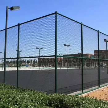 Football Field PVC Wire Mesh Fence/outdoor Sports Football Gate Football Field and Sports Field Fence Lighting Equipment