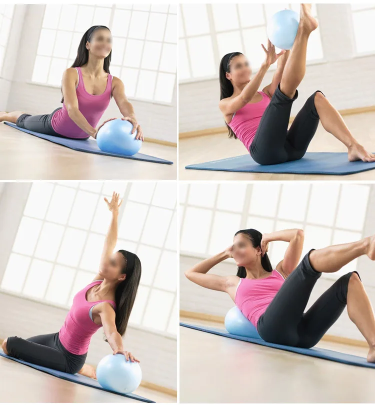 Wholesale Yoga Exercise Inflatable Soft Mini Pilates Small Ball