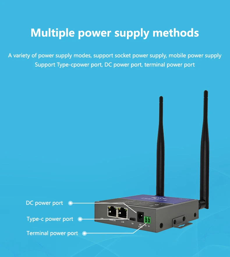 ZLWL IR1000 Industrial 4G LTE SIM Card Wireless Router for IoT, M2M ...
