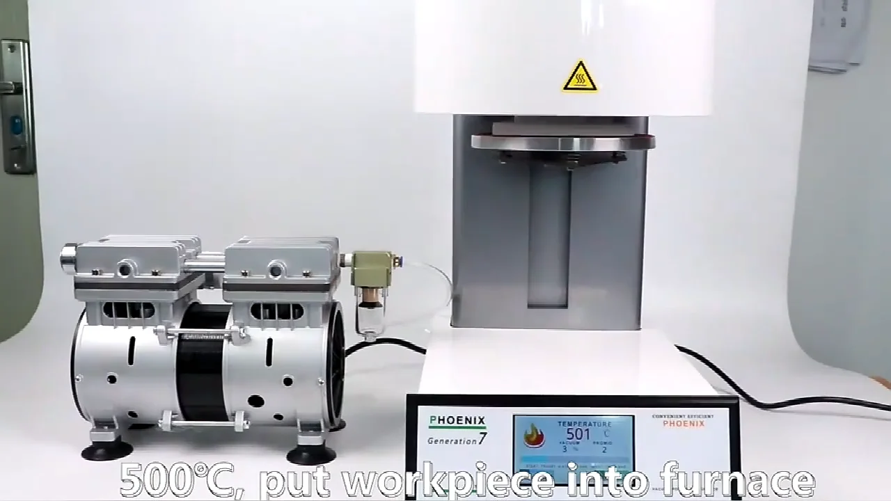 Dental Porcelain Furnace With Pump Dental Lab Porcelain Ceramic Furnace