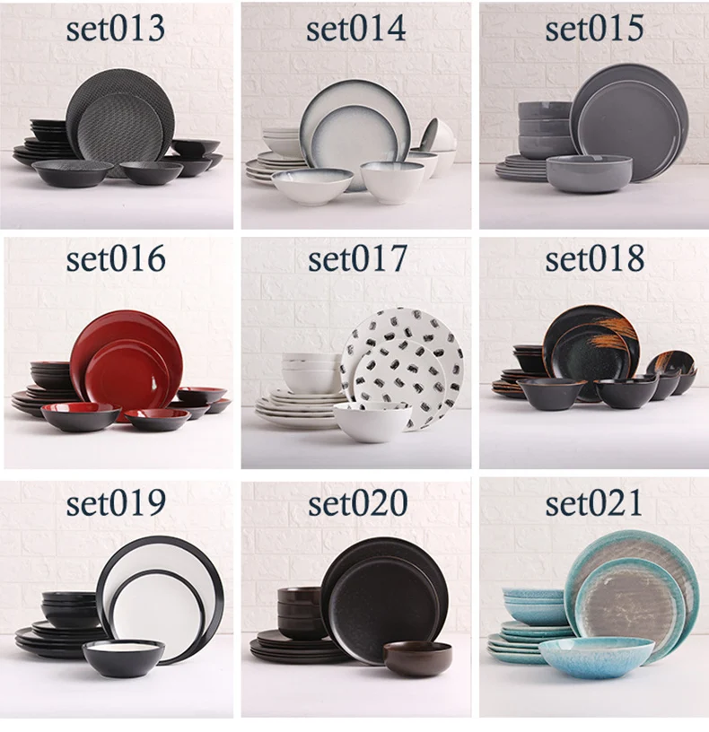 Custom Kitchen Restaurant Hotel Home Dinner Plates 4 Pcs Kitchen Plates