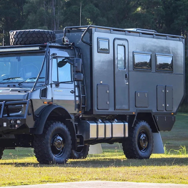 Expedition Vehicle Offroad Overland Truck Camper Fiberglass Unimog ...