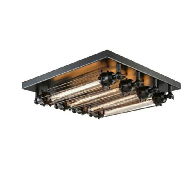 industrial style flush ceiling light