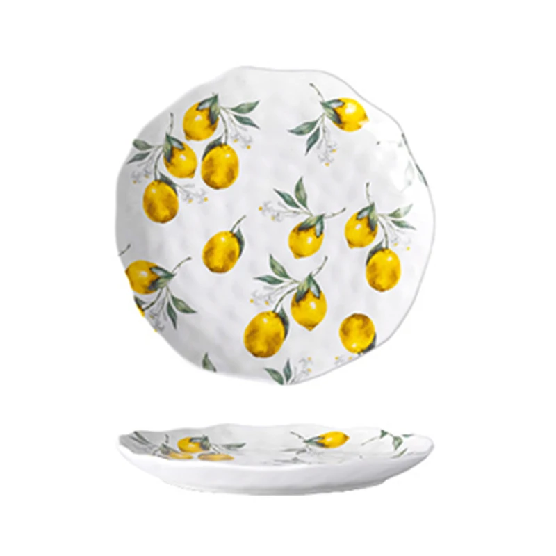 ceramic lemon plate