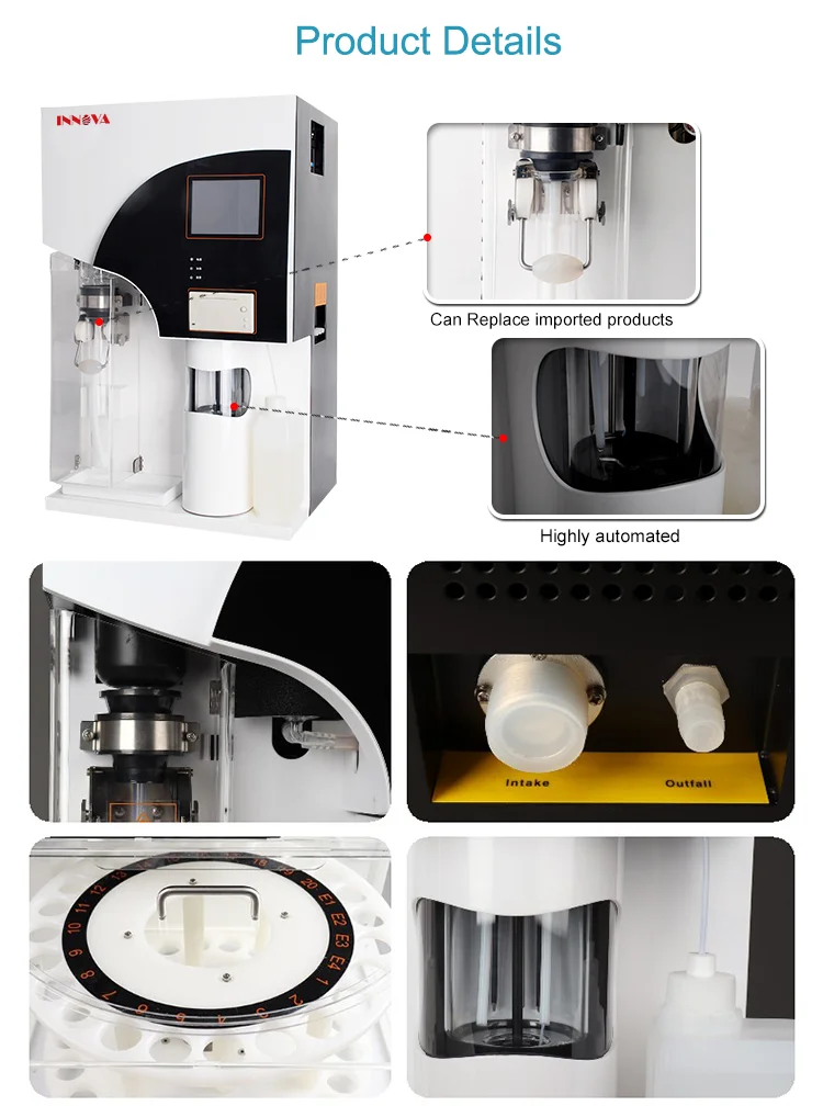 Innova Laboratory Kjeldahl Analyzer With Accurate Multiple Fluid Level
